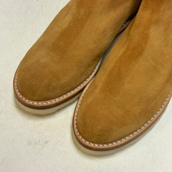 NWOT Rogue Territory RGT Chelsea Boots Tan Suede Vibram Wedge Sole Made in USA 6 main image 4